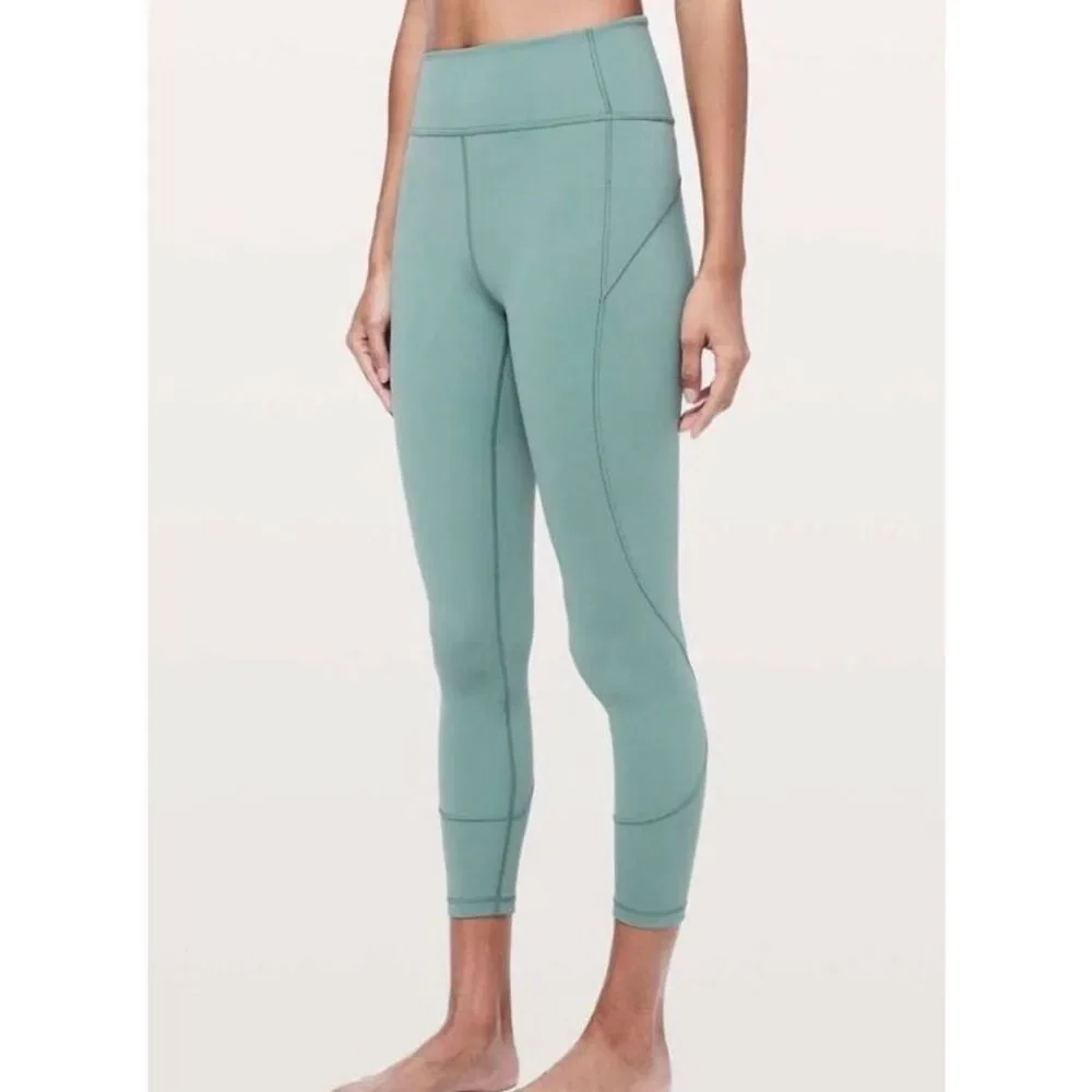 Lululemon in movement tight everlux frost green size 8